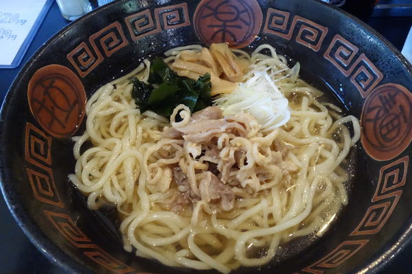 「肉中華冷やし」@山形そば 竹屋の写真