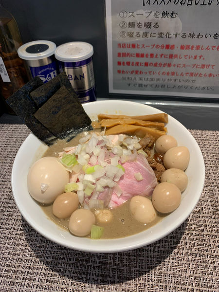 「特製濃厚煮干しそば　塩」@煮干乱舞の写真