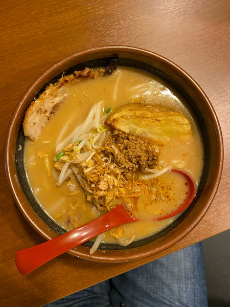 「北海道味噌らーめん」@麺場 田所商店 八幡店の写真