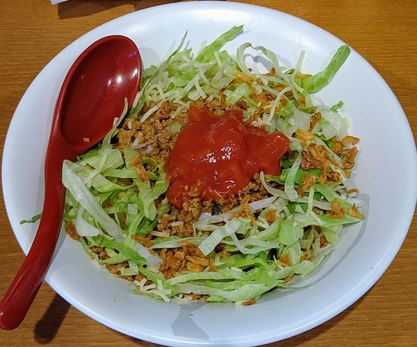 「【限定】タコまぜそば ￥930」@らーめん蓮 三軒茶屋店の写真