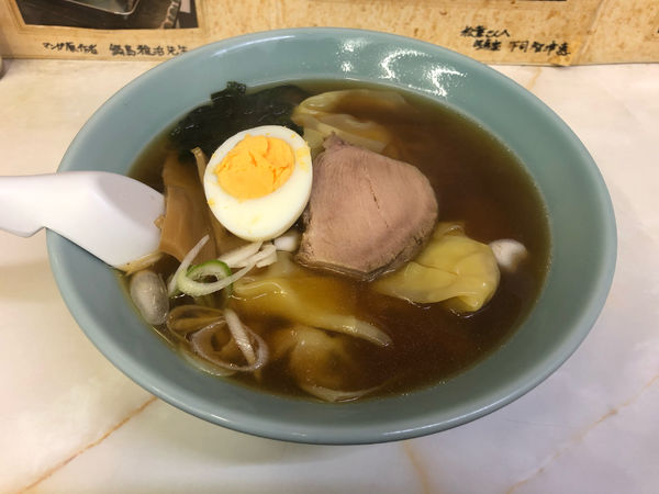 「ワンタンメン」@中華食堂 松葉の写真