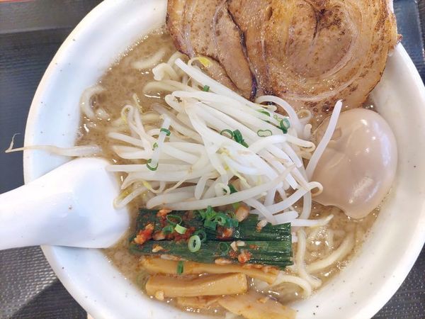 「豚骨魚介らーめん（250g、ニンニクなし）＋味玉」@麺屋 つけ麺 太輔の写真