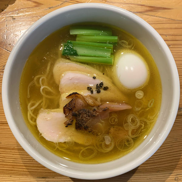 「特製地鶏中華そば塩」@麺処 図鑑の写真