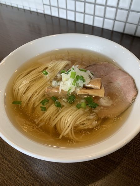 「【限定】秋刀魚煮干塩そば 【限定】和えそば」@中華そばイデタの写真