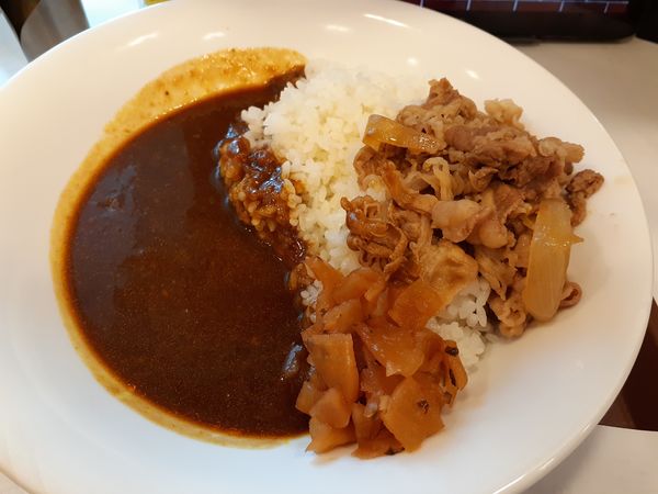 「欧風牛カレー」@すき家 クロスガーデン多摩店の写真