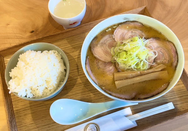 「味噌肉 & 白飯」@自家製麺と定食 弦乃月の写真