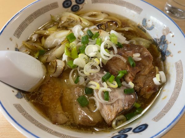 「ネギチャーシューメン」@手打ラーメン 長八の写真