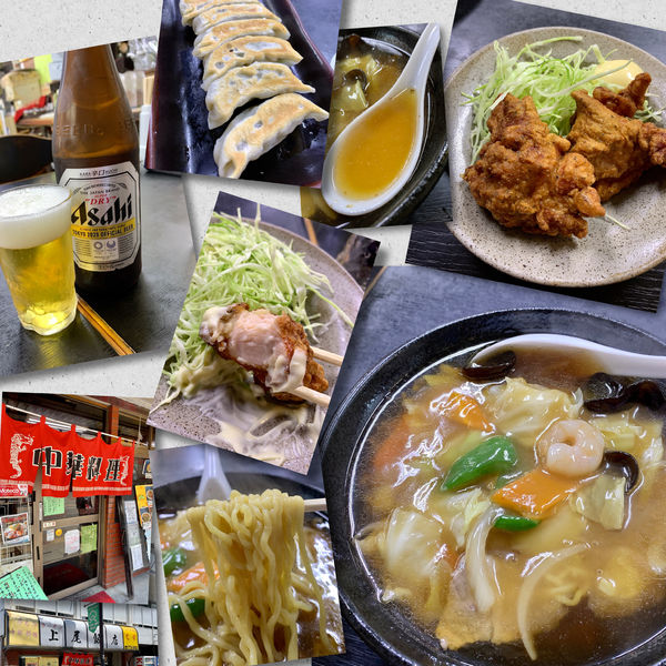 「うまにそば670円🥟🍖🍺」@上尾飯店の写真