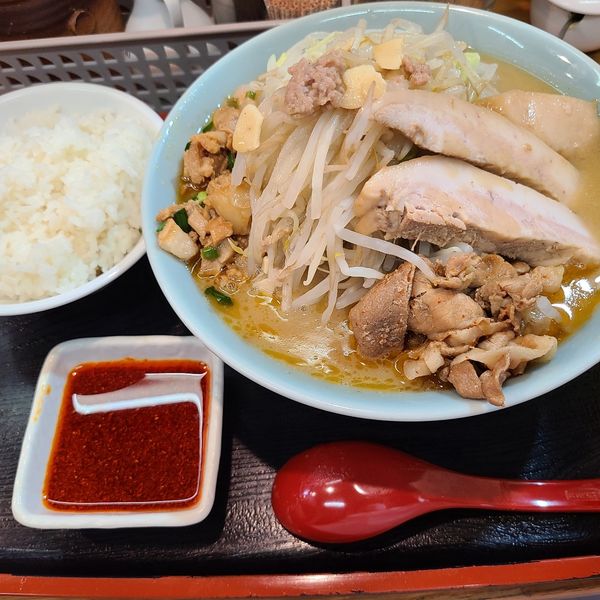 「限定　豚麺」@味噌麺処 花道庵の写真