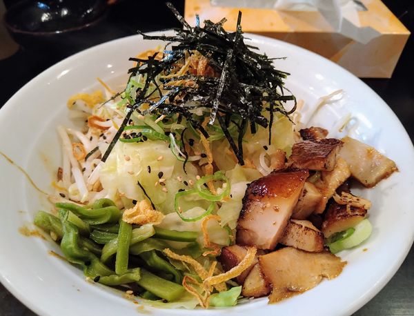 「【限定】焦がし醤油まぜそば ￥850」@麺家 うえだの写真