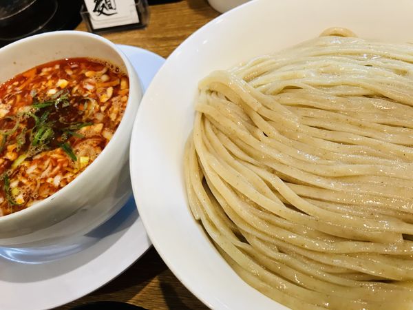 「辛つけ麺 大盛 1,100円」@中華そば 桐麺 総本店の写真
