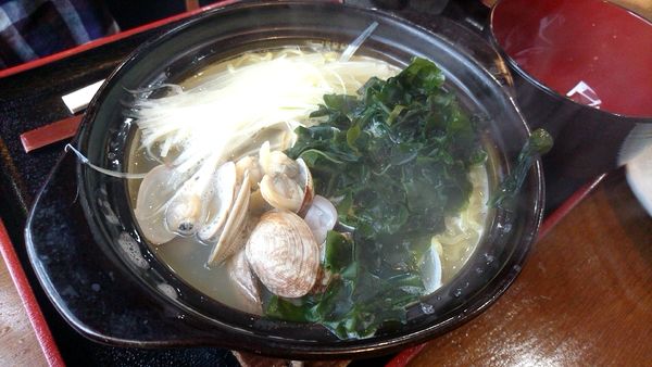 「あさり塩ラーメン　900円」@麺福八の写真
