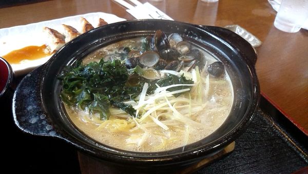 「しじみ煮干しラーメン　900円」@麺福八の写真
