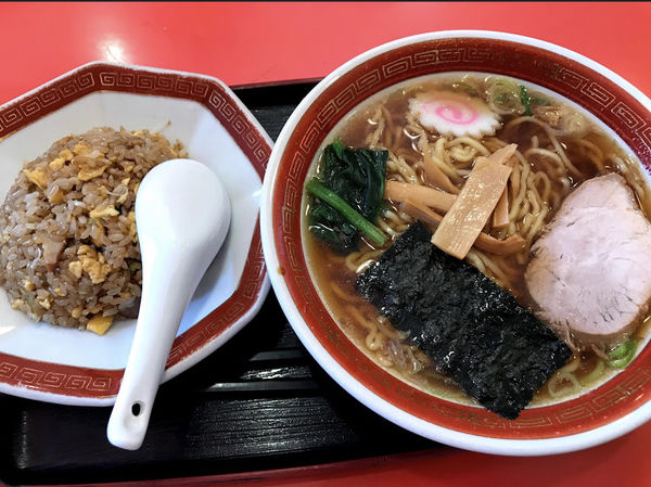 「半チャンラーメン」@中華料理 幸楽の写真