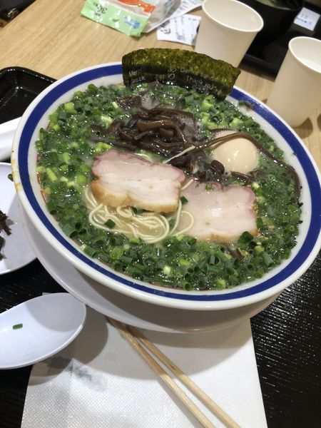 「ネギラーメン味玉」@中華そば専門 田中そば店 ダイバーシティ東京プラザ店の写真