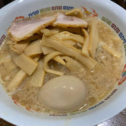 メンマラーメン　ライス