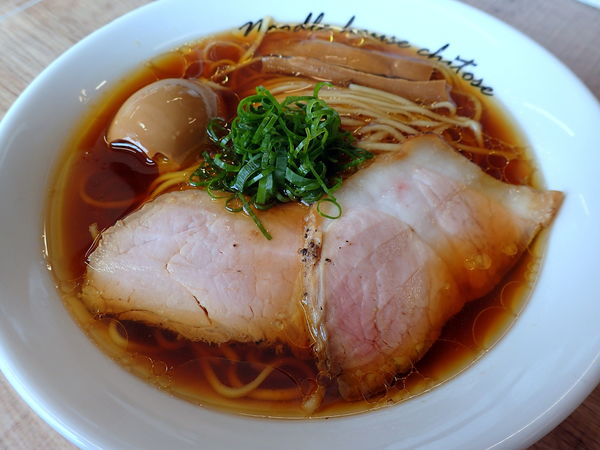 「らぁ麺煮玉子」@麺庵ちとせの写真