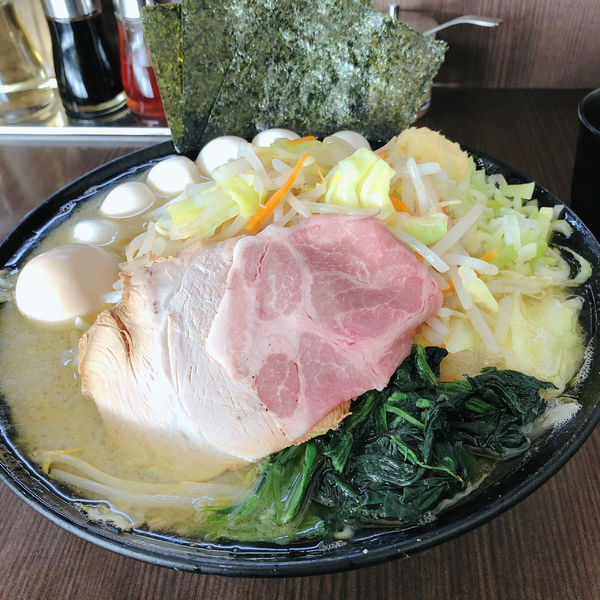 「塩野菜ラーメン」@横浜家系ラーメン 源絆家の写真