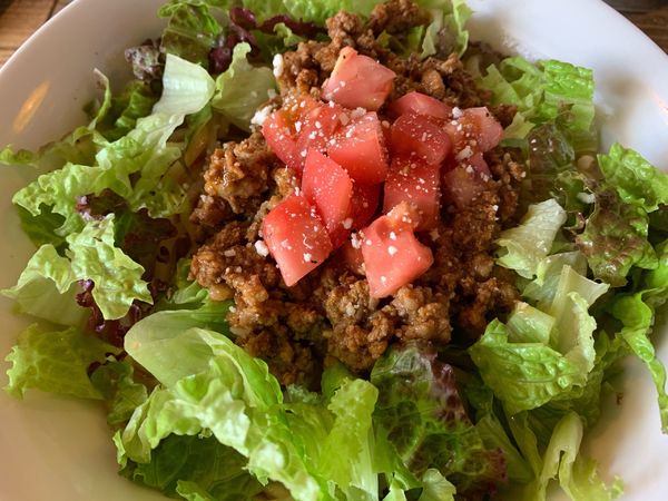 「タコスまぜそば」@まぜそば☆ばんざいの写真