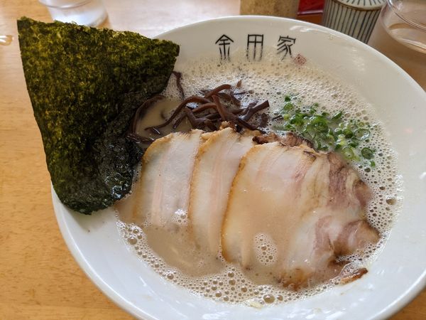 「黒豚らーめん」@麺処 金田家の写真