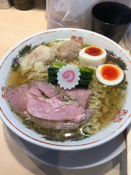 「ちょっとすつワンタン麺　山椒」@キング製麺の写真