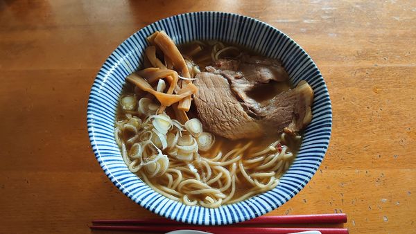 「中華そば 800円（お土産）」@中華そば専門 とんちぼの写真