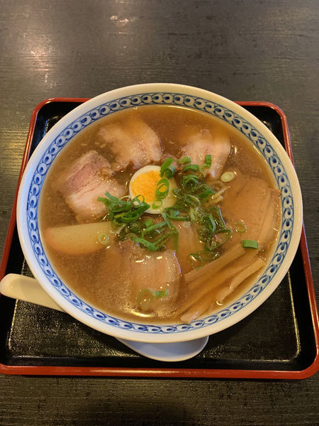 「肉入り中華そば」@更科の写真