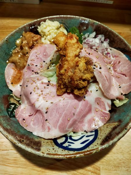 「らうどM汁なし 300g 990円」@自家製麺屋 知多らうど2669の写真