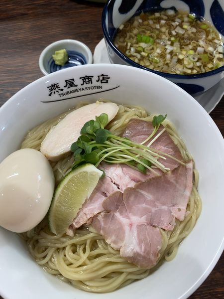 「昆布水つけ麺900円+味玉」@中華そば 燕屋商店の写真