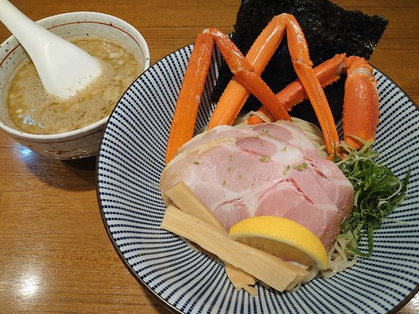 「【限定】山椒香る蟹つけそば(990円)」@寿製麺よしかわ 川越店の写真