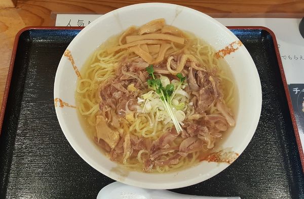 「冷やし肉中華肉増し」@ラーメンDX屋の写真