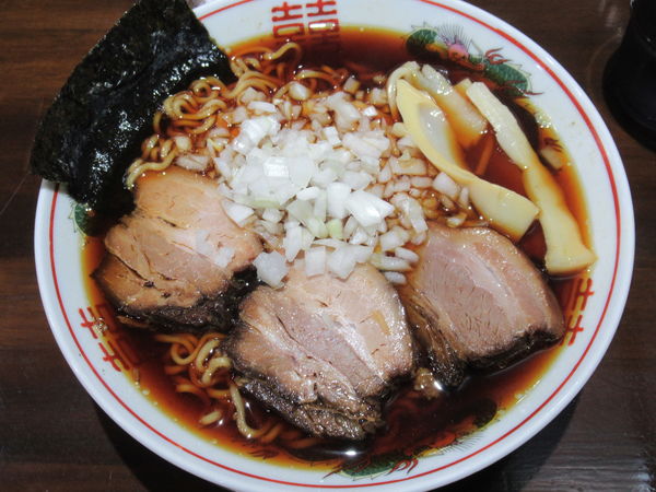 「元祖竹岡式ラーメン（880円）」@元祖竹岡式ラーメン 竹福の写真