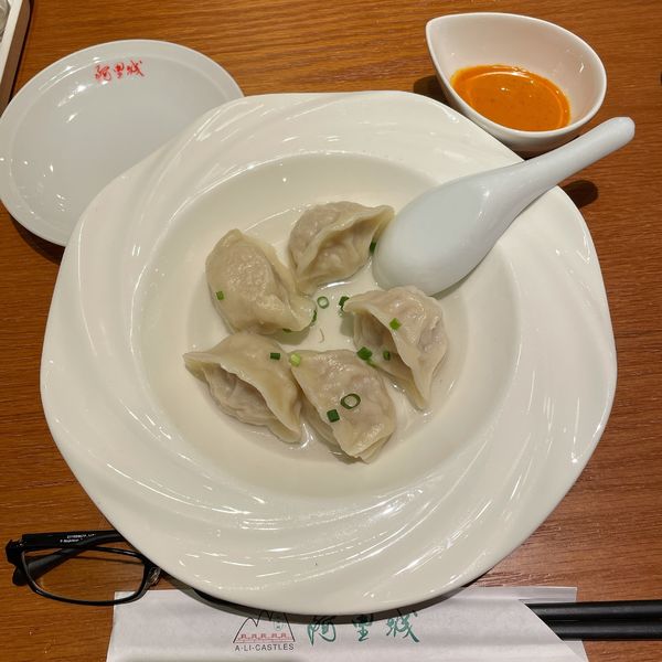 「特製東北水餃子」@台湾小皿料理 阿里城 JR川崎タワー店の写真