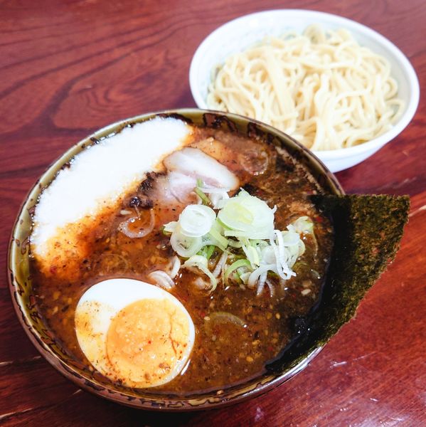 「辛味チャーシューつけ麺」@各務原 大勝軒の写真