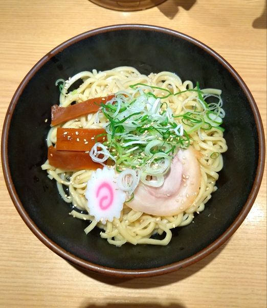 「塩油そば特盛（￥740-50）」@油そば専門店 ぶらぶら 新宿店の写真