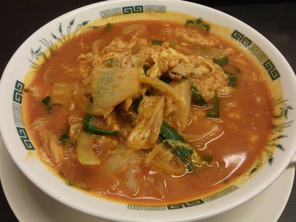「チゲ味噌ラーメン」@日高屋 錦糸町北口店の写真
