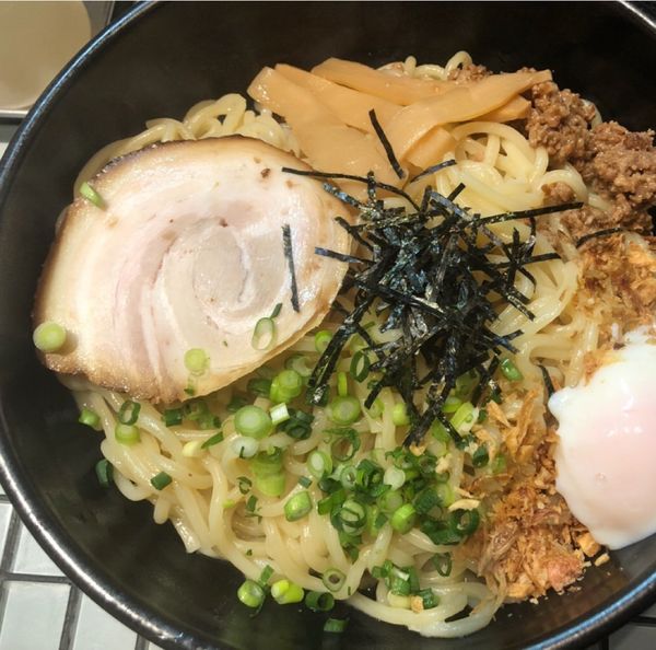 「油そば 男味」@油そば 雷神 市川店の写真