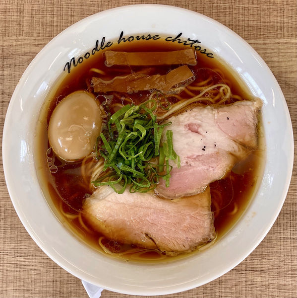 「らぁ麺 煮玉子」@麺庵ちとせの写真