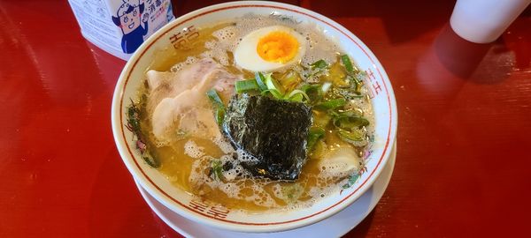 「ラーメン+替玉+半替玉」@中洲屋台 長浜ラーメン 初代 健太の写真