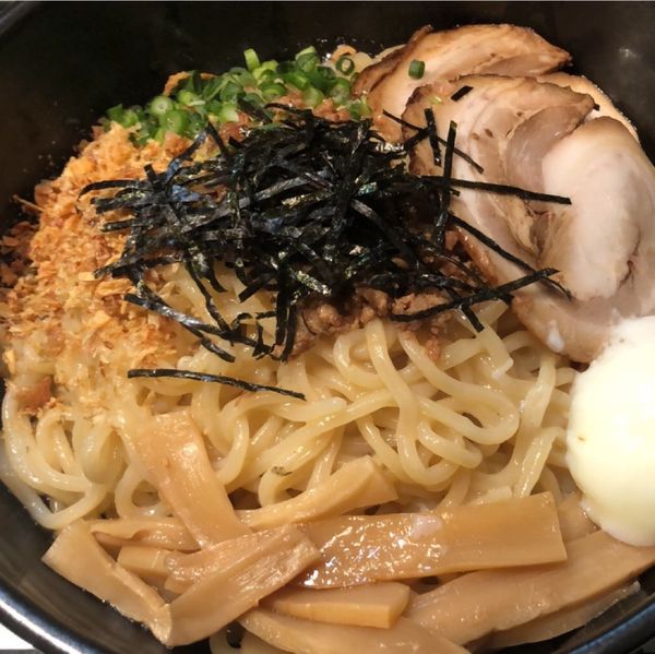 「油そば　男味」@油そば 雷神 市川店の写真