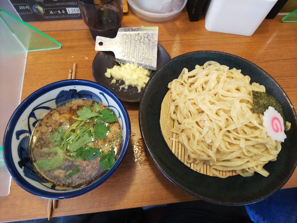 「紫生姜つけ麺」@長岡生姜ラーメン しょうがの湯 渋谷総本店の写真