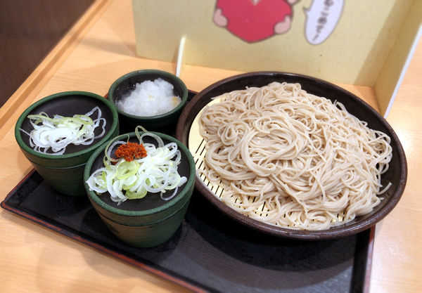 「2枚もり(530円)+おろし(クーポン)」@ゆで太郎 錦糸公園前店の写真