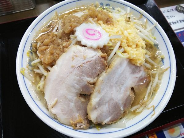 「の郎ラーメンニンニクアブラマシ　900円」@弘前大勝軒の写真
