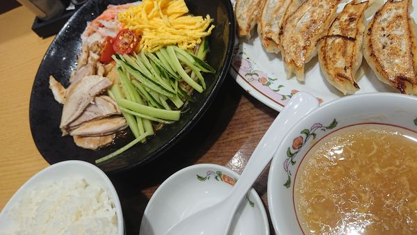 「辛い！冷し中華」@餃子の王将 ヤオコー東松山店の写真