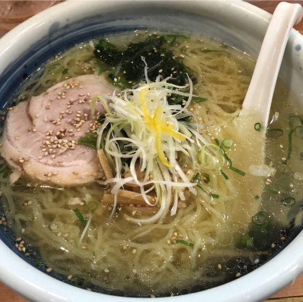 「俺流塩ラーメン」@俺流塩らーめん 神楽坂店の写真