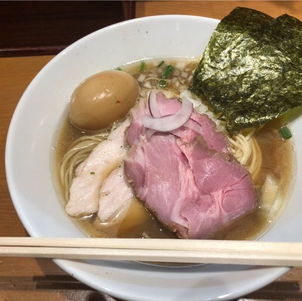 「特製中華麺」@亀戸煮干中華蕎麦 つきひの写真