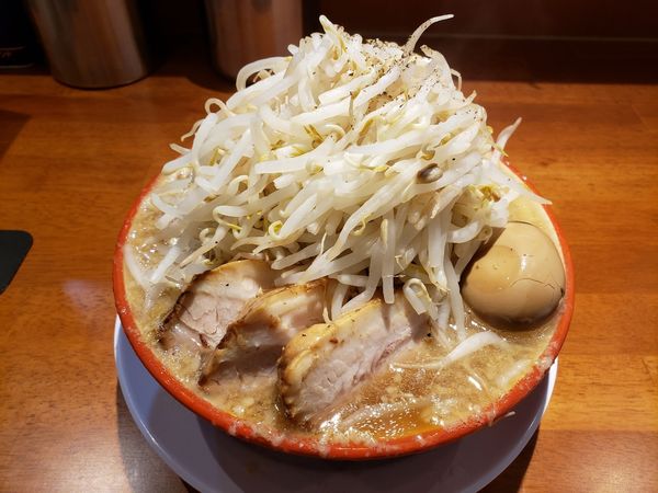 「ラーメン味玉　ヤサイマシ」@らーめん バリ男 大森店の写真