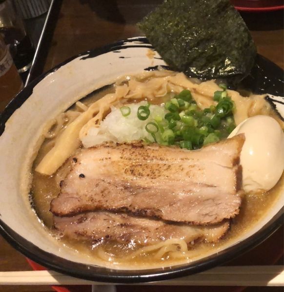 「味玉濃厚煮干し中華そば」@麺屋 宜候の写真