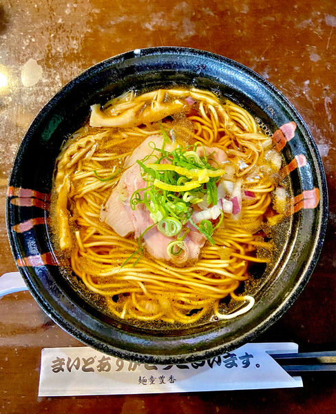 「魚介香る中華そば」@麺童 豊香の写真