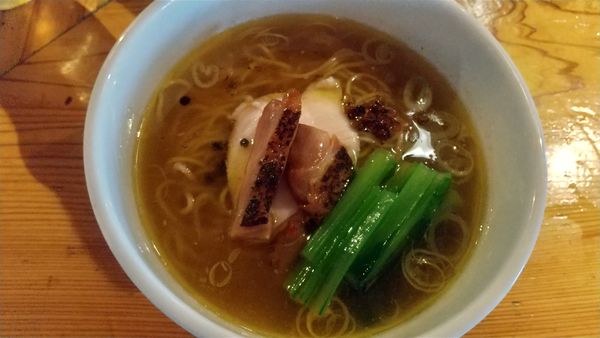 「本日の地鶏中華そば塩1000円」@麺処 図鑑の写真